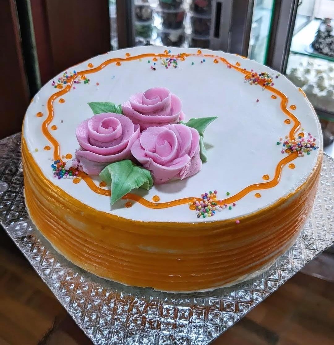 Golden Orange Vanilla Dream Cake